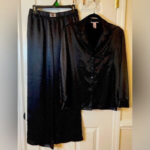 Victoria’s Secret Embellished Satin PJ Set Size Small NWOT